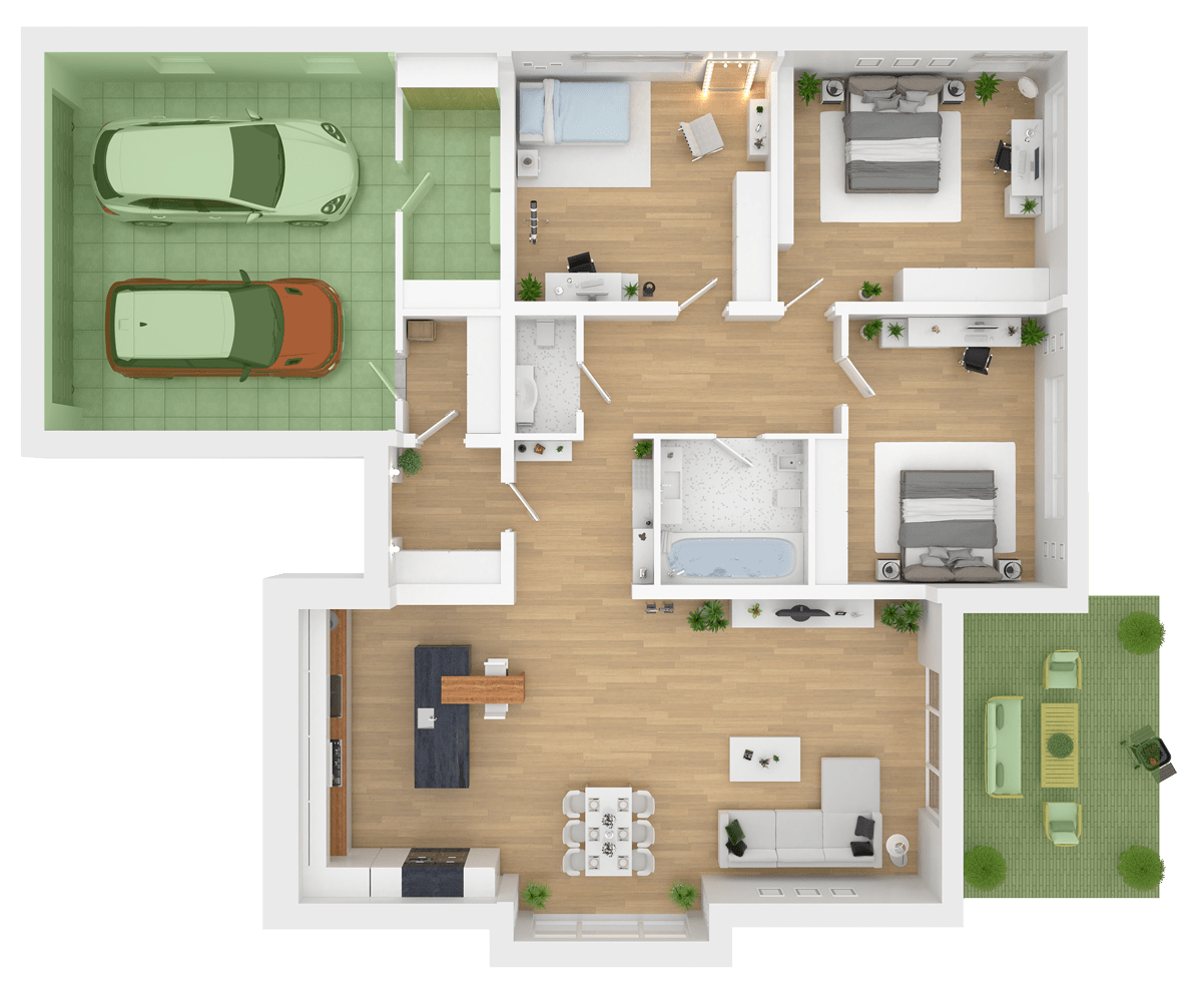 render polyurea garage outdoors